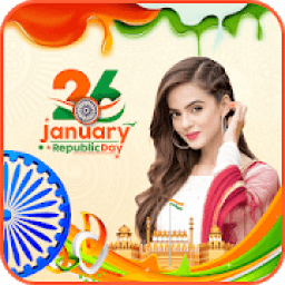 26th January Photo Frame: Republic Day Photo Frame आइकन