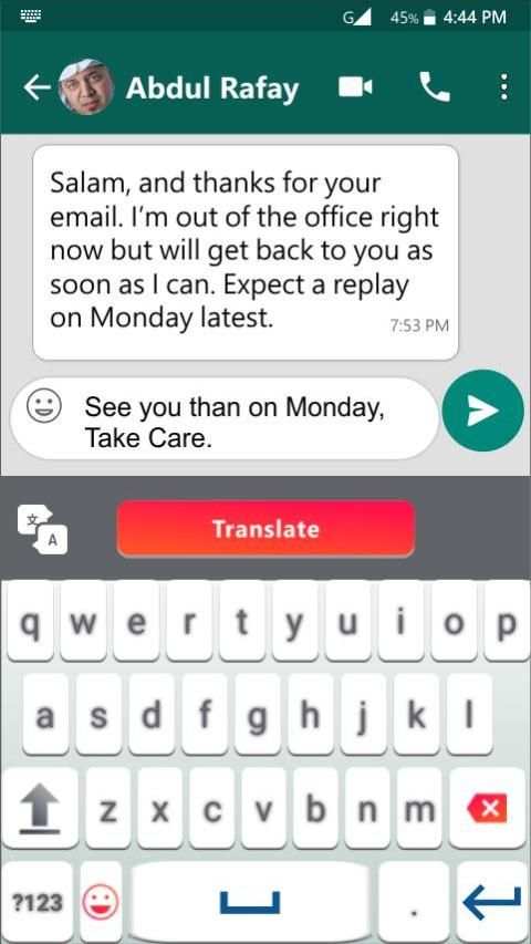 Easy Chat Translator Keyboard screenshot 5