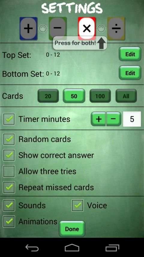 Math Flash Cards (Free) स्क्रीनशॉट 6