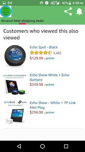 Amazon best shopping deals screenshot 1