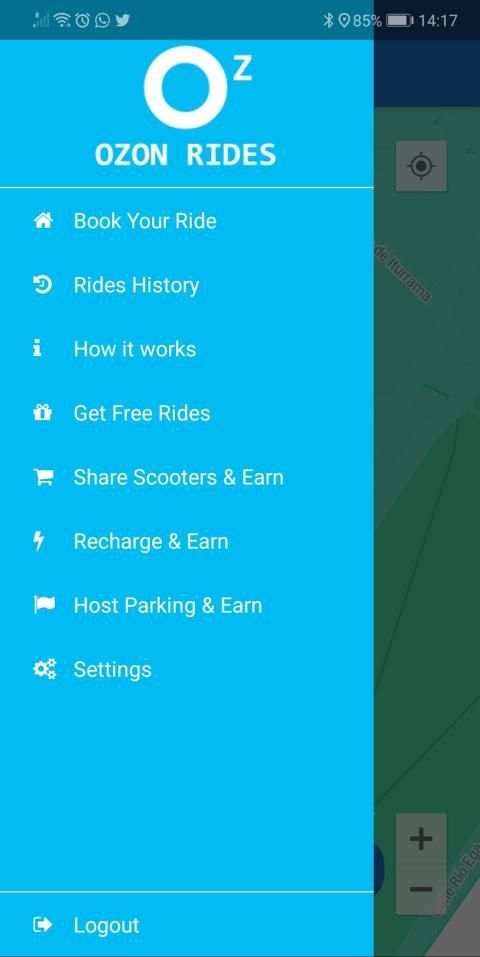 Ozon Rides स्क्रीनशॉट 4