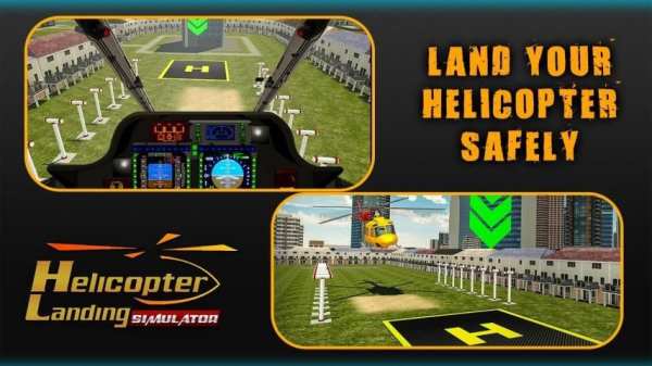 Flying Helicopter Flight Pilot Plane Landing screenshot 2