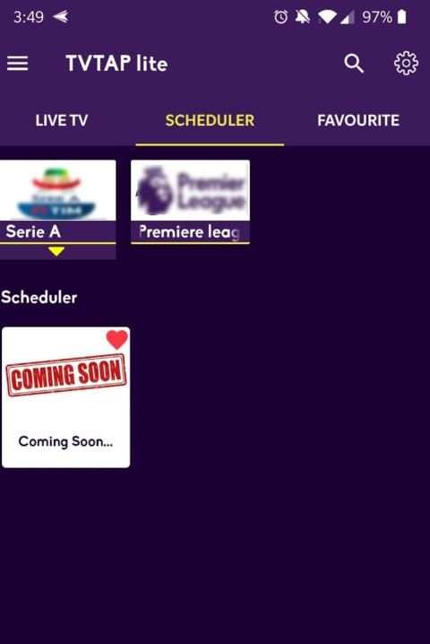 TVTAP lite screenshot 2