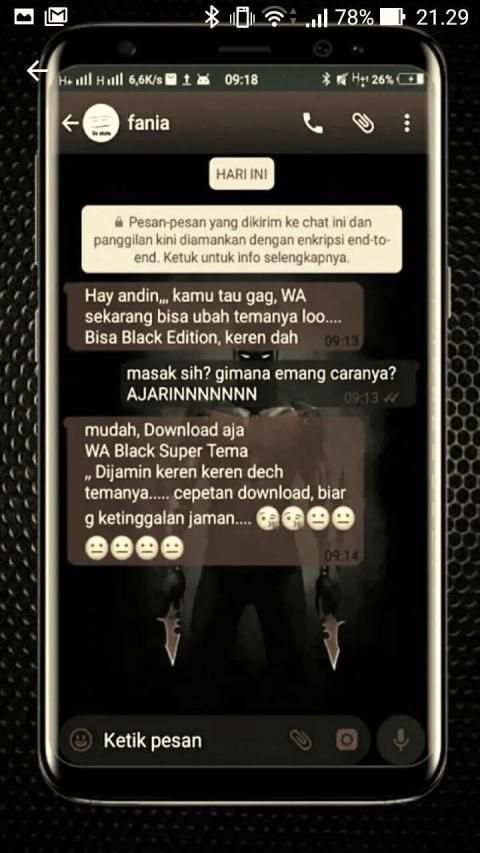 WA Black Transparan gb screenshot 3