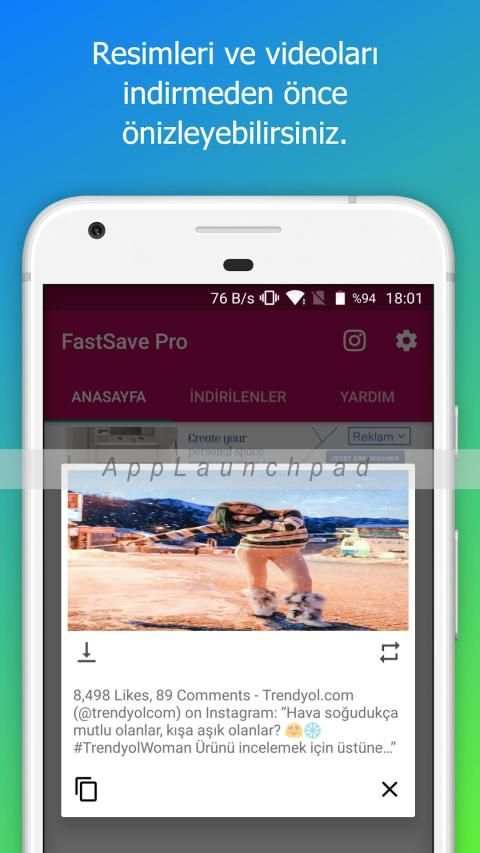 FastSave Pro Instagram Video & İmage Downloader screenshot 8