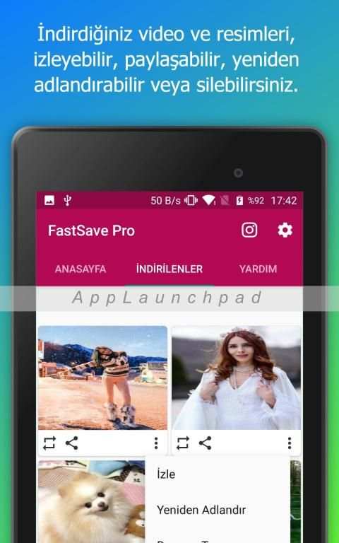 FastSave Pro Instagram Video & İmage Downloader screenshot 1