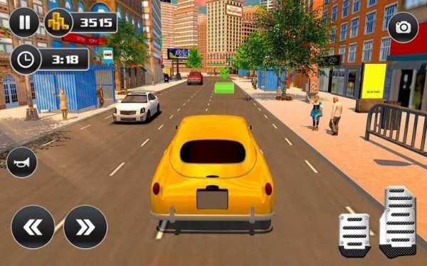 US Taxi Driver: Yellow Cab Driving Games स्क्रीनशॉट 11