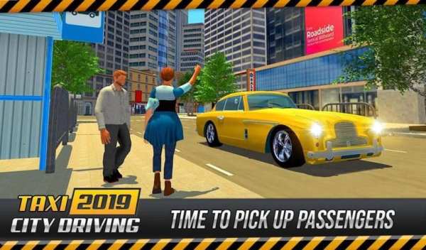 US Taxi Driver: Yellow Cab Driving Games स्क्रीनशॉट 18
