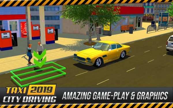 US Taxi Driver: Yellow Cab Driving Games स्क्रीनशॉट 15
