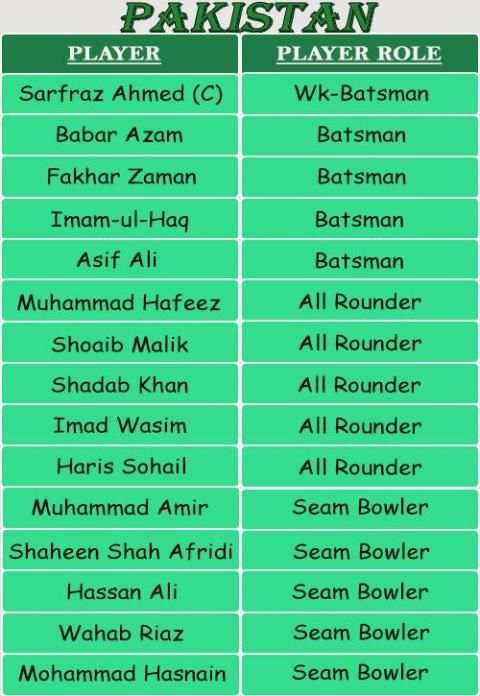 Pakistan World Cup 2019 Photo Frame & Information screenshot 1