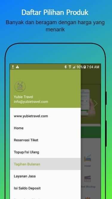 Yubie Travel / Tiket, Pulsa, PPOB screenshot 4