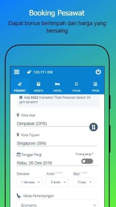 Yubie Travel / Tiket, Pulsa, PPOB screenshot 1