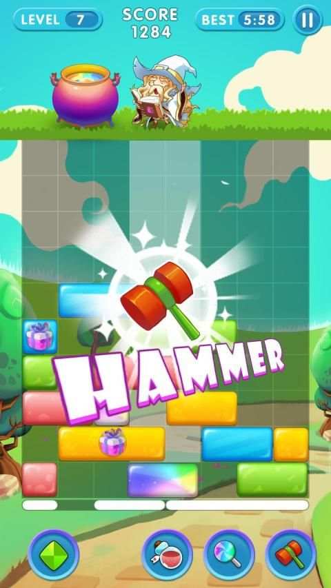 Candy Magic Puzzles स्क्रीनशॉट 1