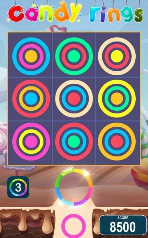 Candy Rings Puzzle game स्क्रीनशॉट 2
