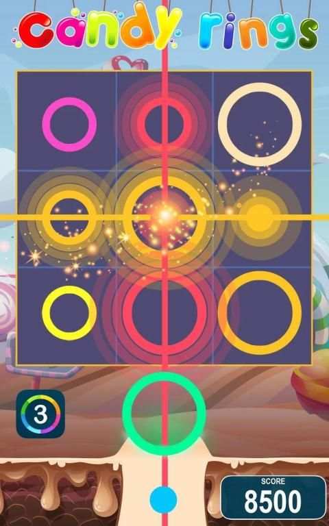 Candy Rings Puzzle game स्क्रीनशॉट 1