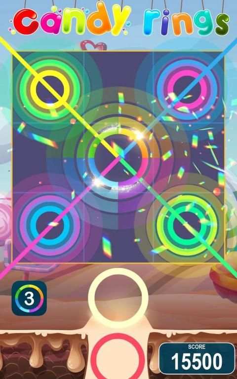 Candy Rings Puzzle game स्क्रीनशॉट 3