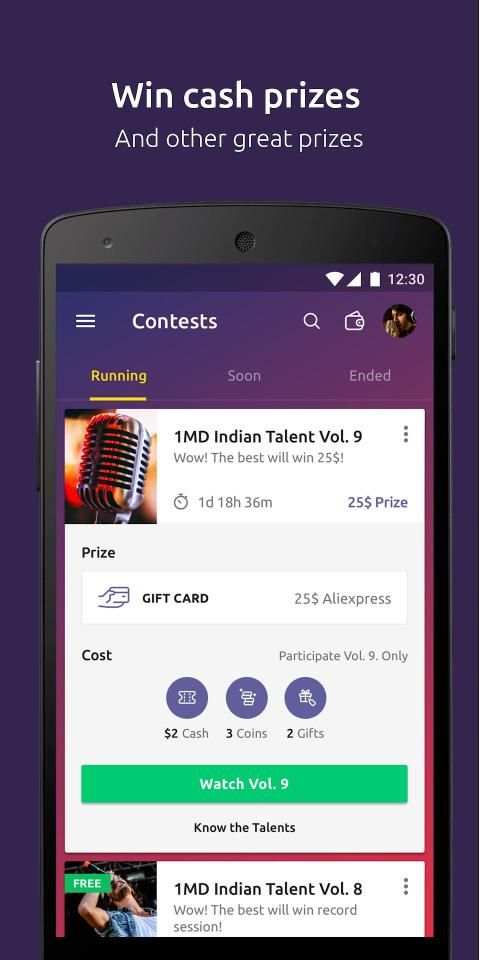 1MD Talent: singing competition- sing your music screenshot 6