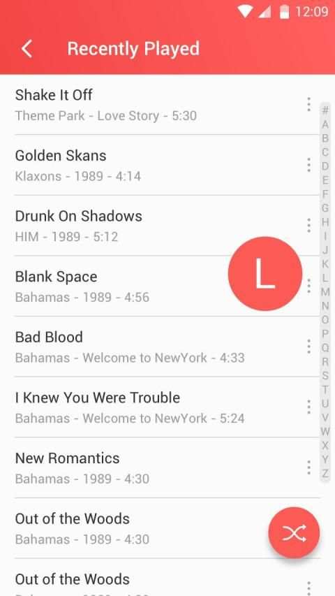 Lark Player Theme - Red Radio screenshot 2