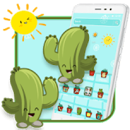ikon Cute Cartoon Cactus Theme*