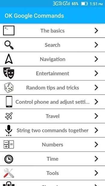 Ok Google Commands screenshot 5