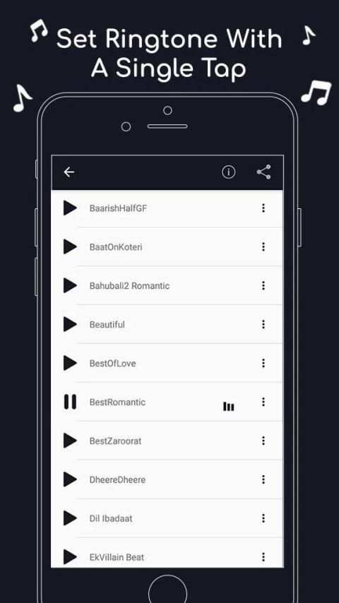 Romantic Ringtones स्क्रीनशॉट 2