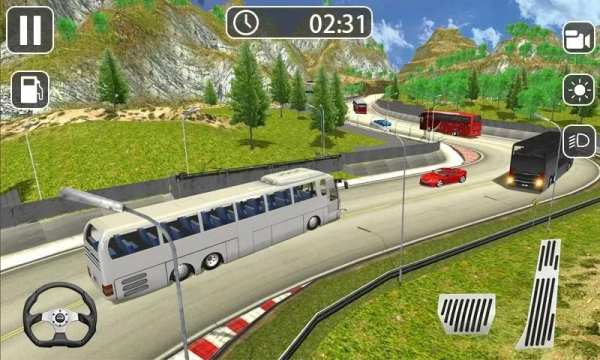 Manual Bus Racing - 3D Virtual Bus स्क्रीनशॉट 1