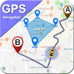 ikon GPS Area Calculator: Street View Route Finder