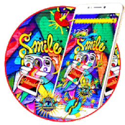 ikon Graffiti Colorful Launcher Theme*