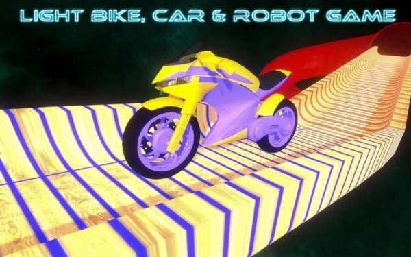 Light Moto Robot Transformation Car Games 2019 screenshot 5
