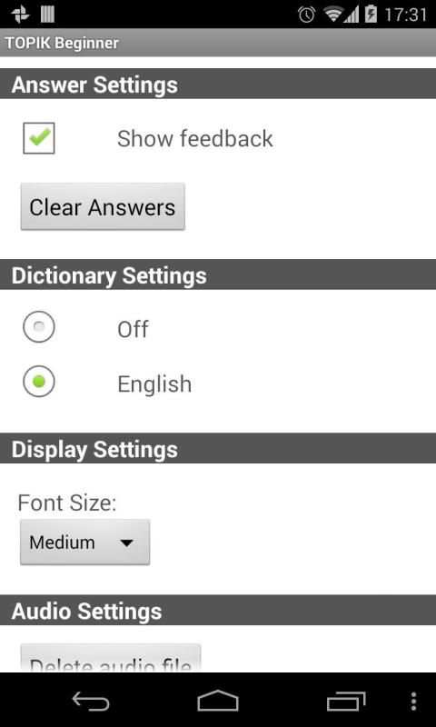 TOPIK ONE screenshot 1