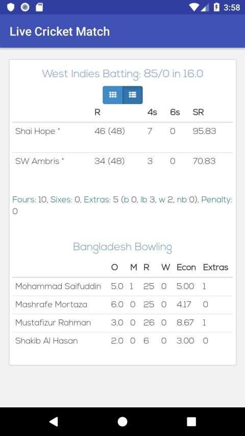 Live Cricket Match Tv screenshot 2