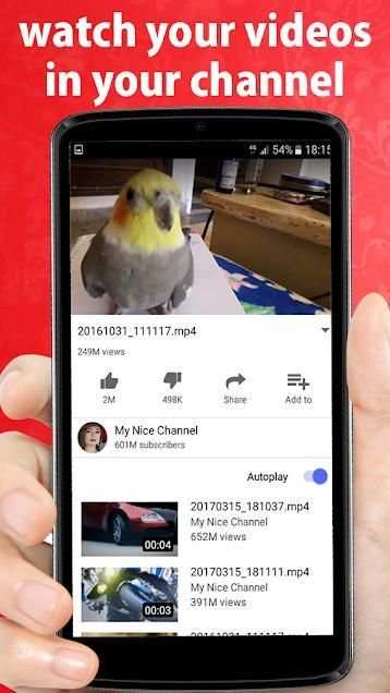 Video Player For Kids स्क्रीनशॉट 1