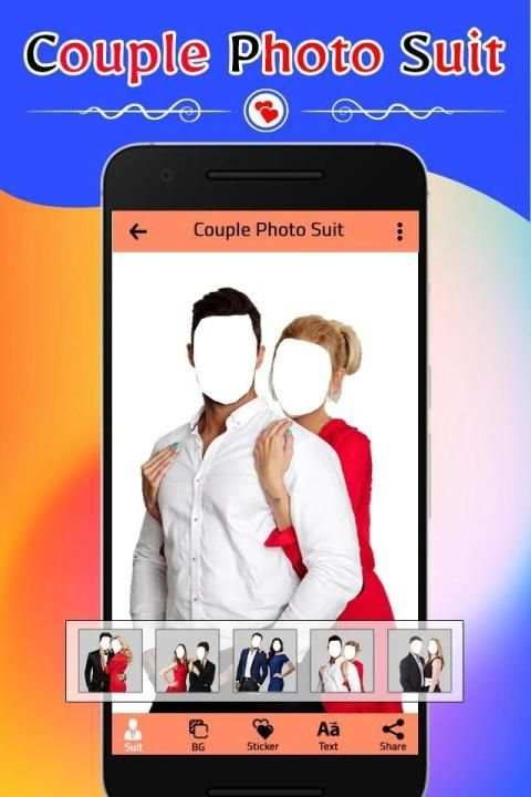 Couple Photo Suit screenshot 5
