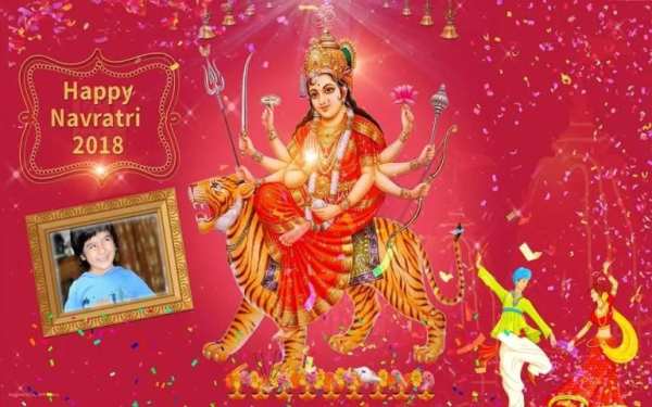 Navratri Mata ke Photo Frame screenshot 1
