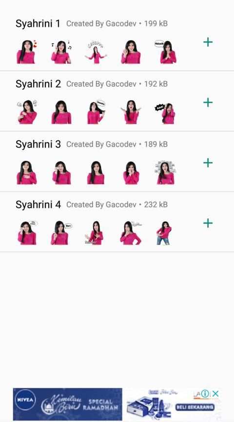 Stiker Syahrini untuk Whatsapp screenshot 4