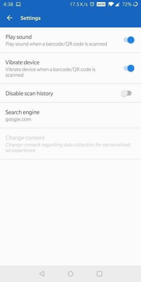 QScanner - QR code & Barcode scanner स्क्रीनशॉट 6
