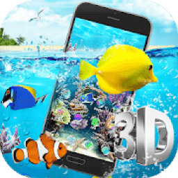 ikon 3D Live Aquarium Fish Launcher Theme HD Wallpapers