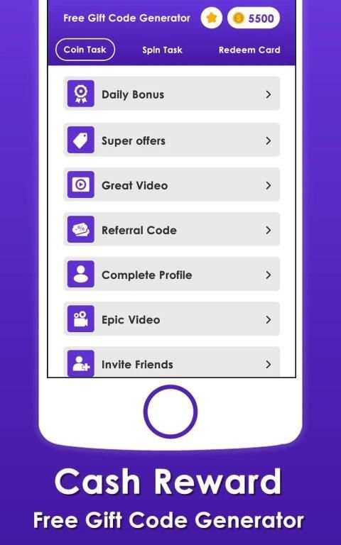 Cash Reward - Free Gift Code Generator screenshot 4