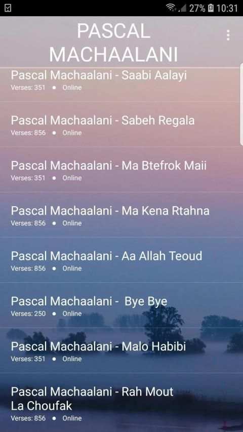 اغاني باسكال مشعلانى 2019-pascal mechalani MP3
‎ screenshot 2