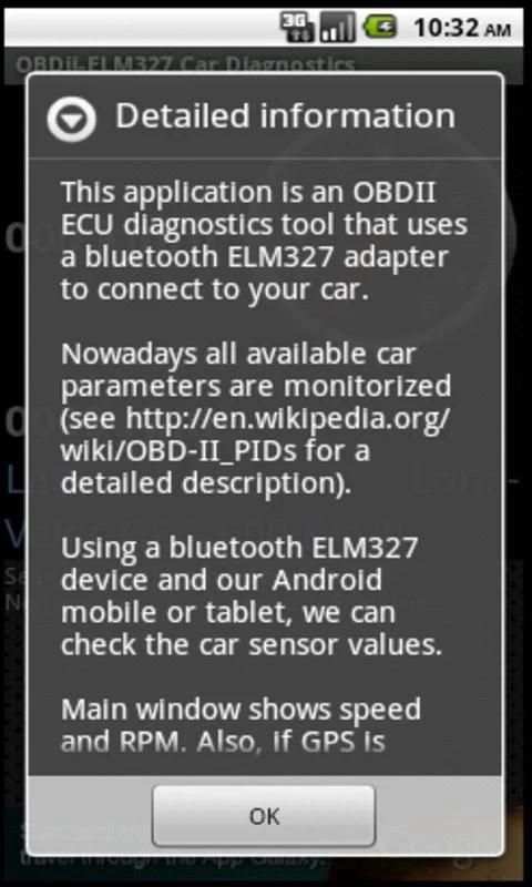 OBD2-ELM327. Car Diagnostics स्क्रीनशॉट 2