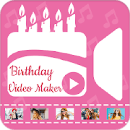 Birthday Video Maker - Video Creator आइकन