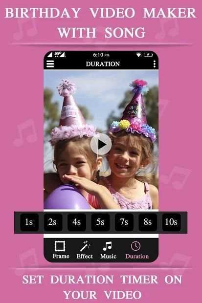 Birthday Video Maker - Video Creator स्क्रीनशॉट 2