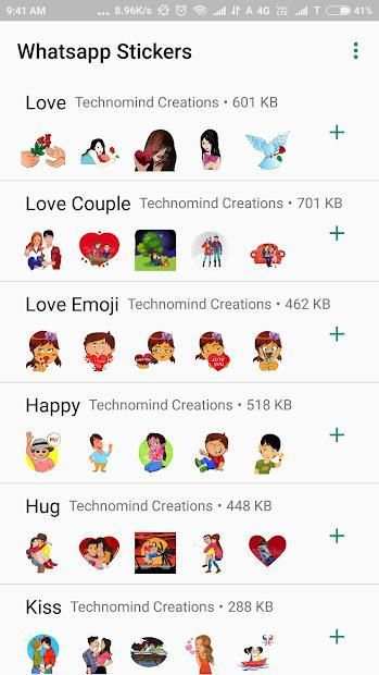 WhatsApp Stickers screenshot 1