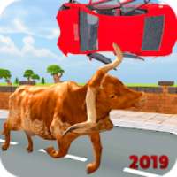 Angry Bull City Rampage: Bull Games