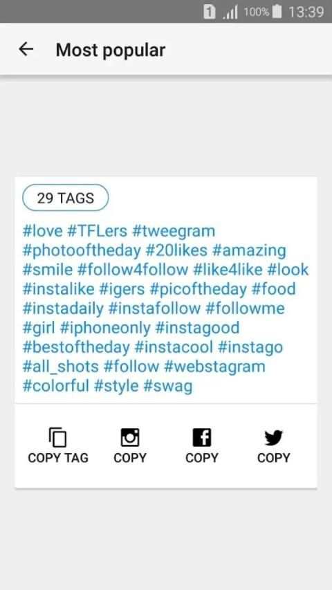 Best HashTags for Instagram 2019 (Popular) screenshot 3