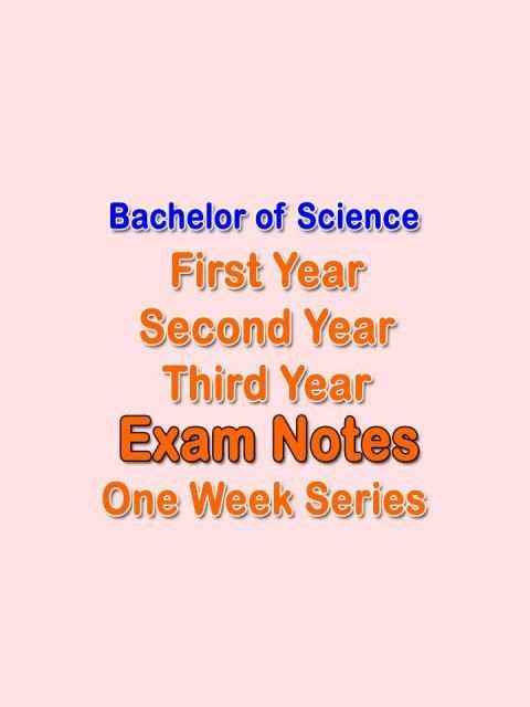 BSc Exam Notes screenshot 5