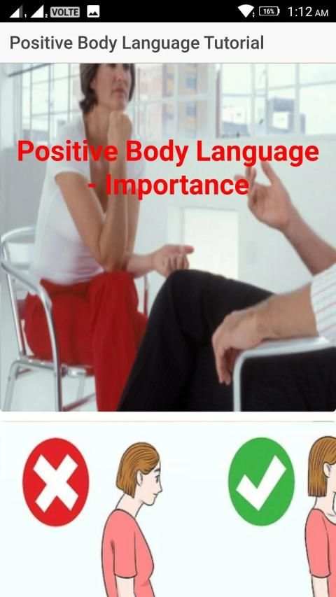 Positive Body Language Tutorial absolute beginners स्क्रीनशॉट 5