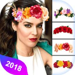 Flower crown photo editor 2018