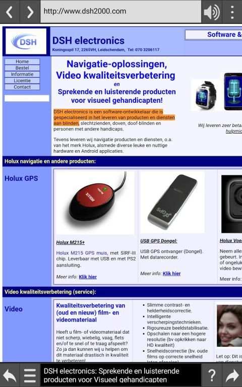 Sprekende Browser screenshot 5