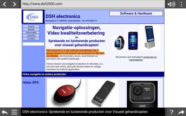 Sprekende Browser screenshot 3